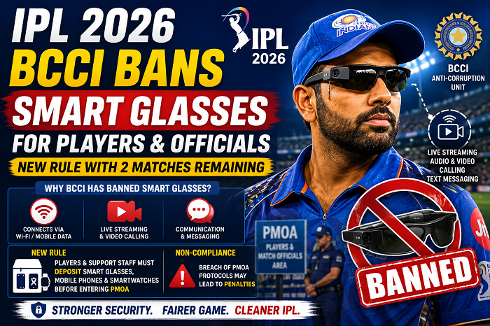 IPL 2026 Smart Glass Ban