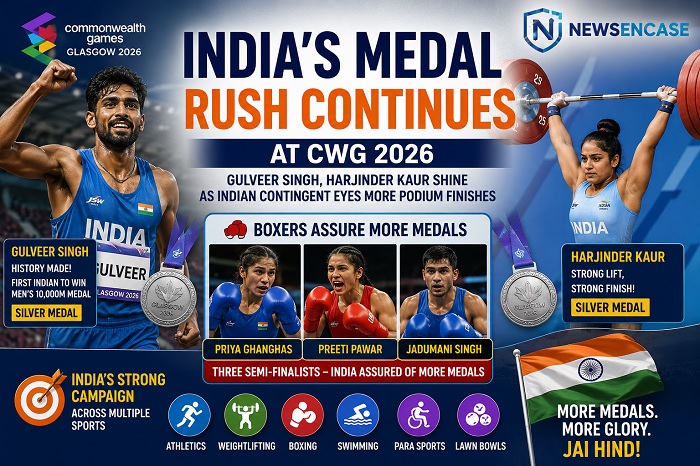 India Medals in CWG