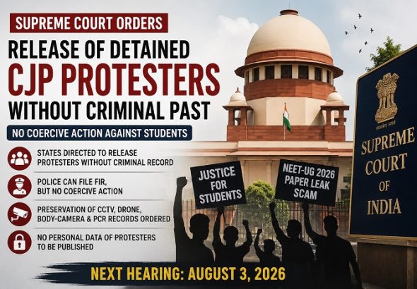 SC Orders Release CJP Protesters