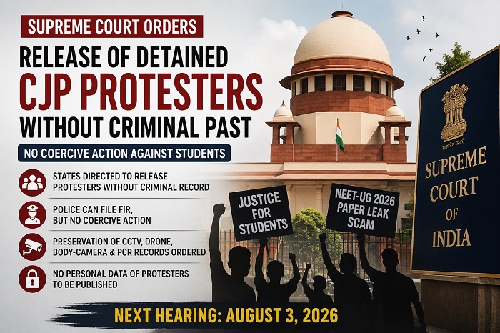 SC Orders Release CJP Protesters