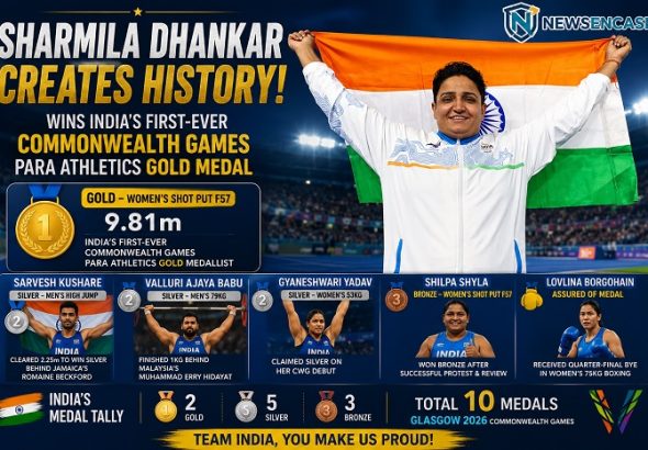 Sharmila Fhankar Win Gold