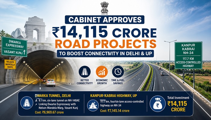 Union Cabinet appoves road projects