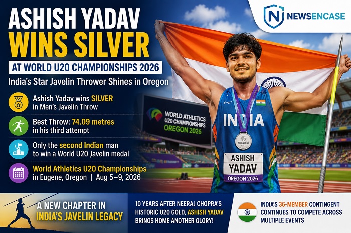 Ashish Yadav Wins silver
