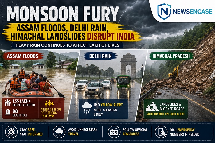India monsoon floods and heavy rain