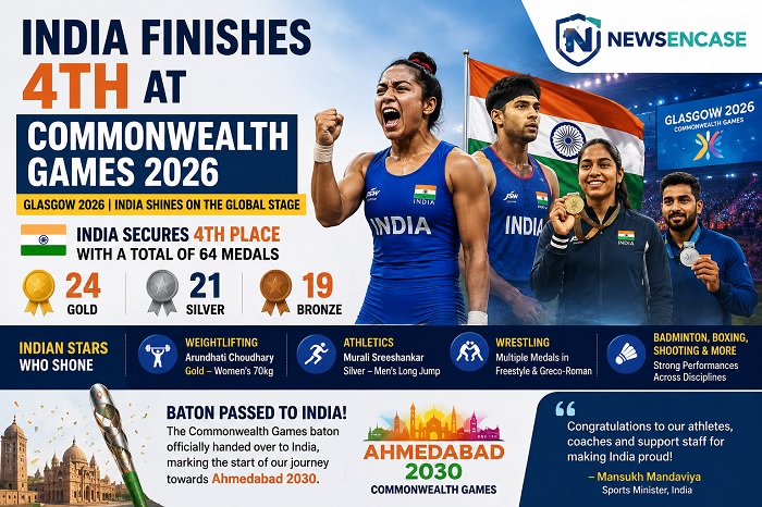 India win 64 Medals