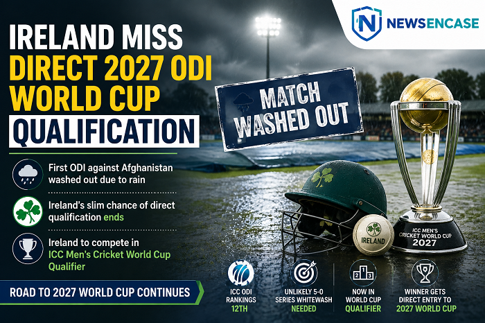 Ireland Miss Direct 2027 ODI World Cup Spot