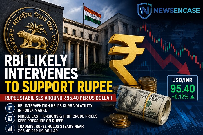 RBI intervention rupee