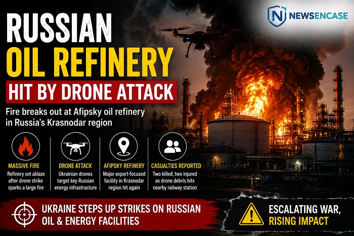 russian oil refinery