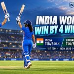 India Win over Zimbabwe